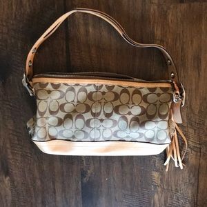 Authentic small coach purse